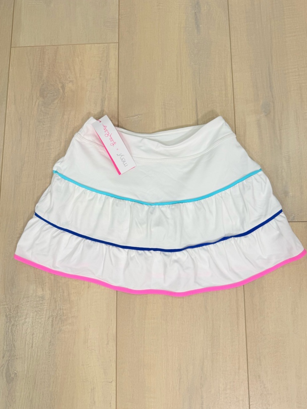 Lilly Pulitzer White Luxletic Athletic Skort - Picture 2 of 6